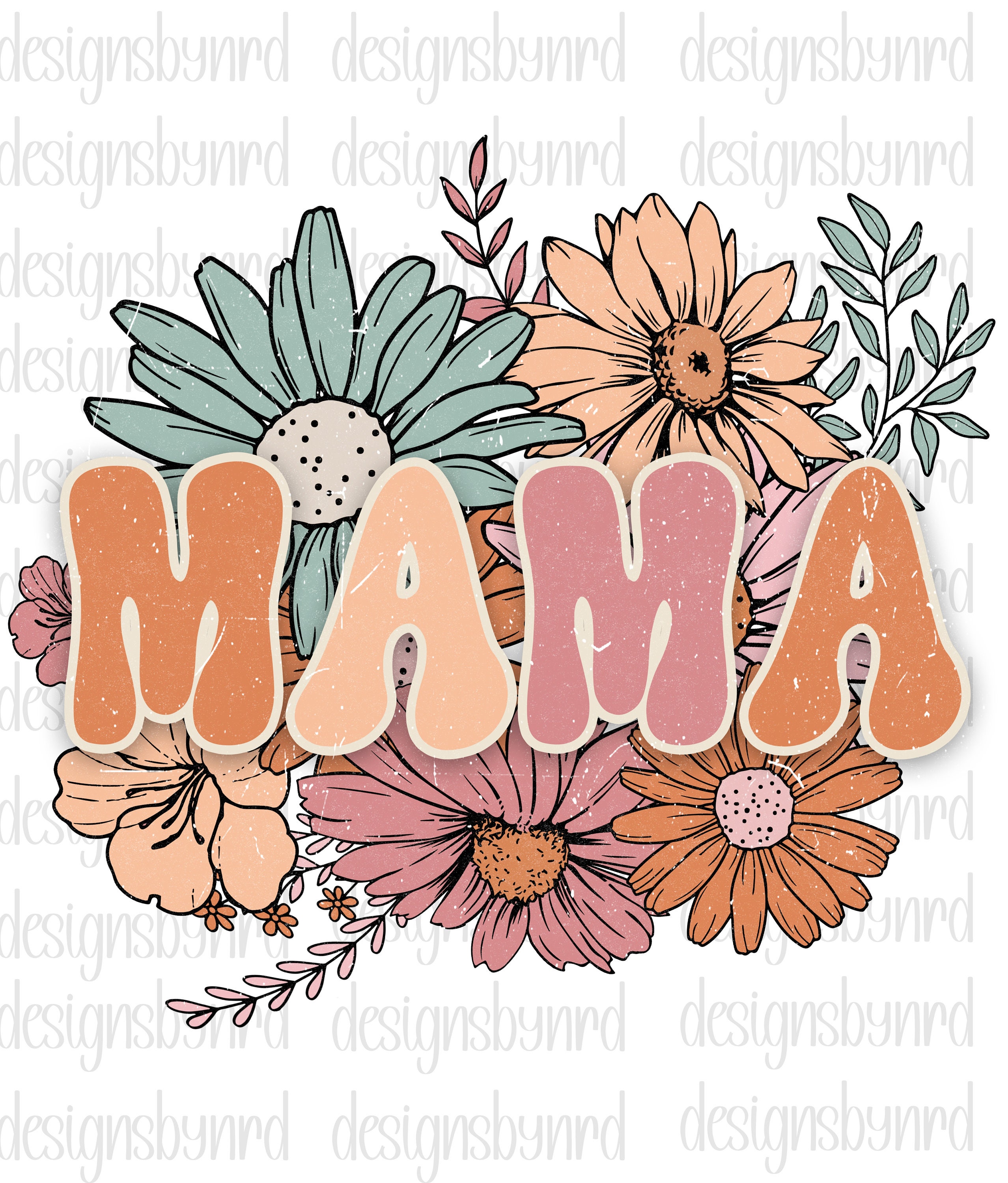 Floral Fall Mama Floral Fall Mama