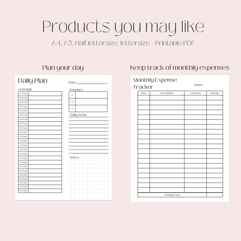 Mindful Food Diary Printable Mindful Eating Journal - Etsy