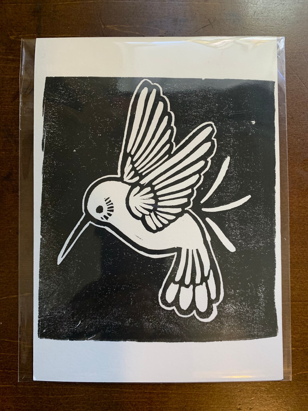 Hand Block Printed Hummingbird - Etsy