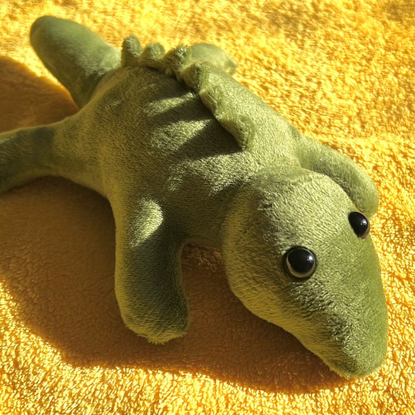 Crocodile sewing pattern Stuffed Animal DIY Alligator plush toy sewing