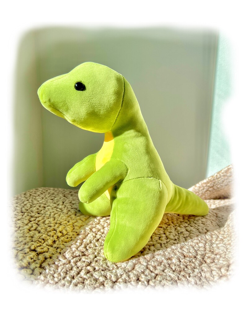 Dinosaur Stuffed Toy Sewing Pattern Tutorial DIY Plushie - Etsy