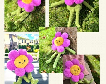 Mr. Flower ぬいぐるみの縫製パターン：19インチのぬいぐるみ（PDF