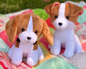 Realistic Beagle Plush Toy - 8" Soft Stuffed Animal Dog, Perfect Gift For Kids And Dog Lovers - View #9