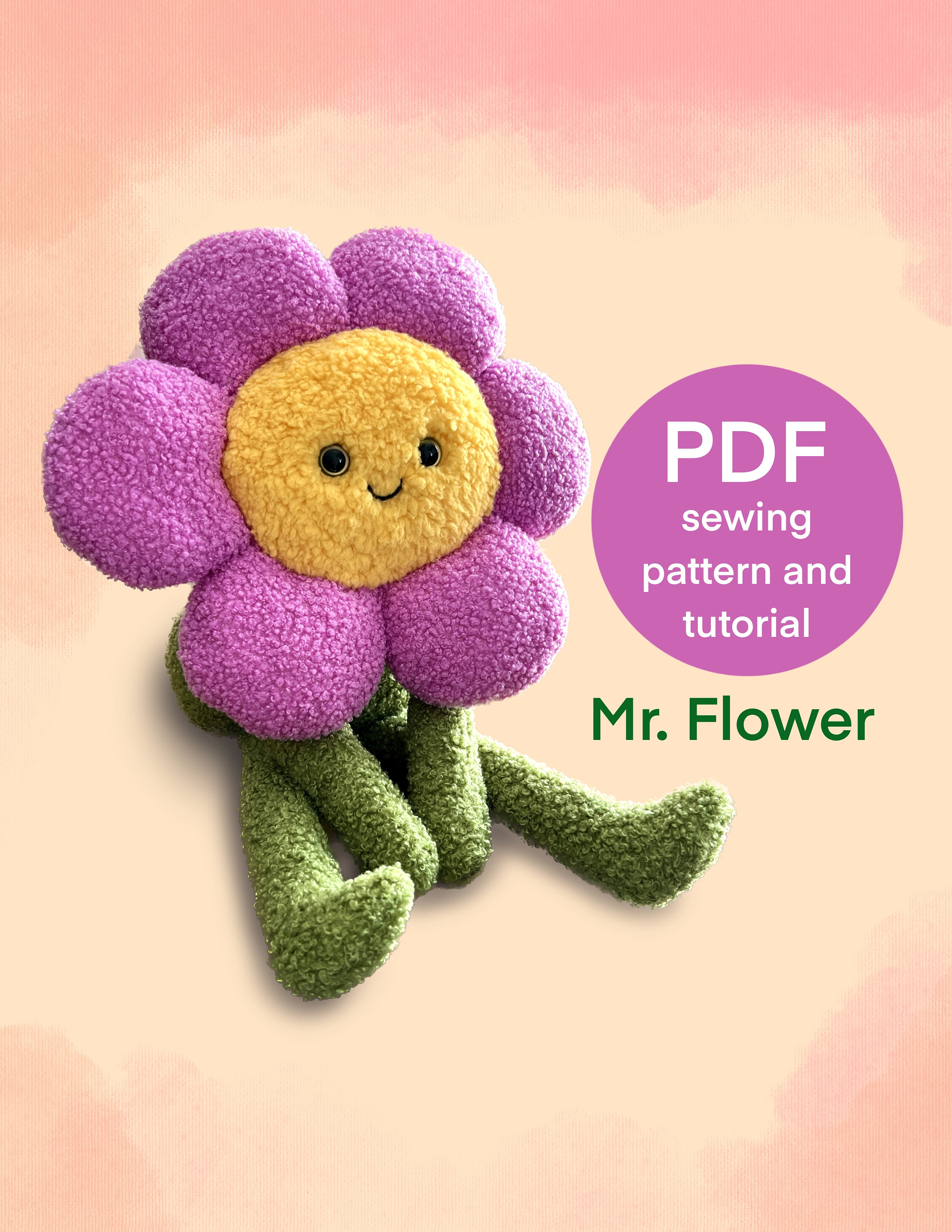 Flower best sale stuffed toy