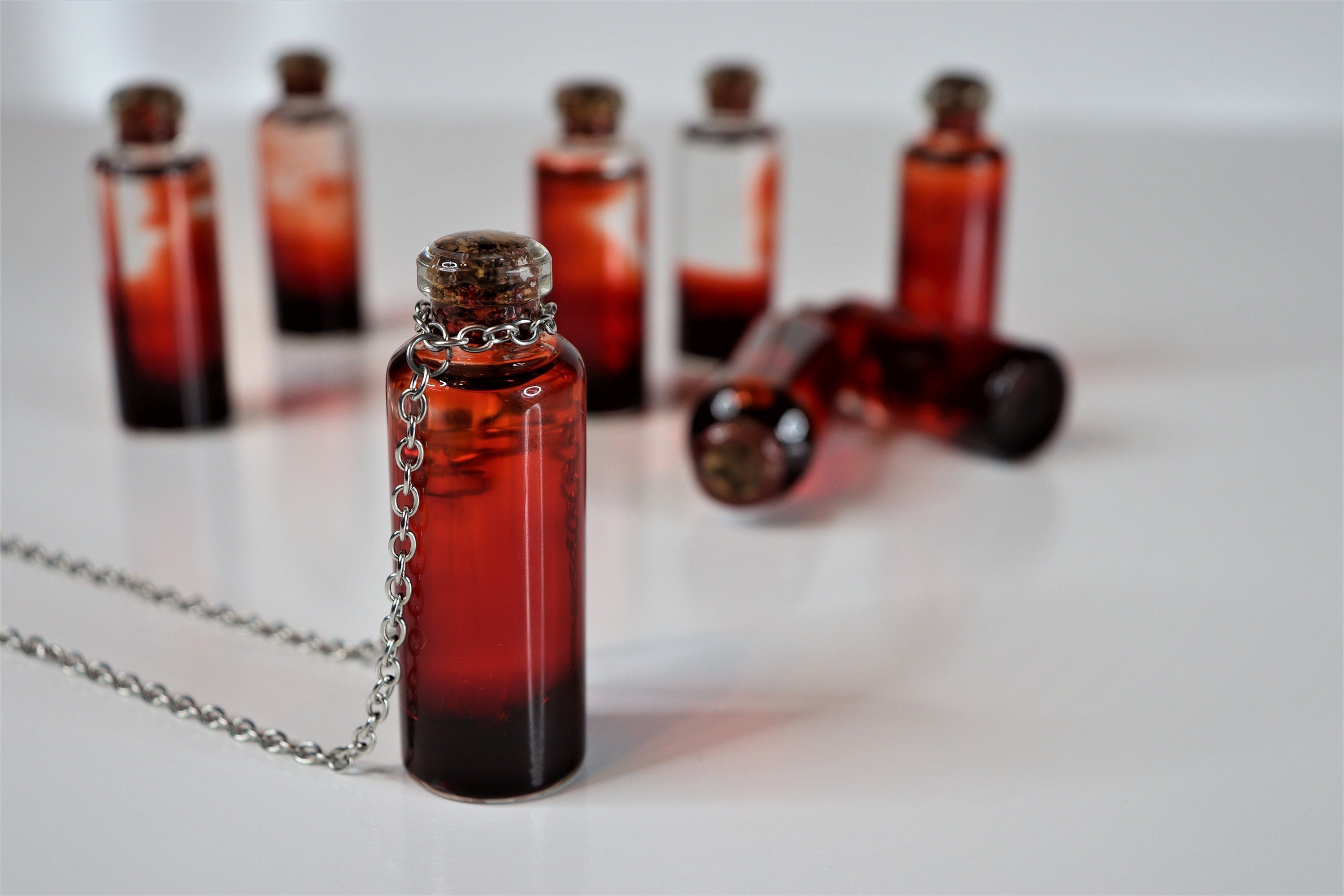 Blood Vial Necklace | Witches | Accessories - The Costume Shoppe