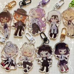 Bungou Stray Dogs 3” acrylic charms double sided
