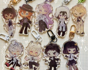 Bungou Stray Dogs 3” acrylic charms double sided