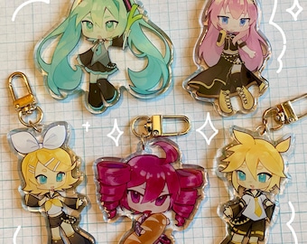 Vocaloid+Teto 3” acrylic charms double sided