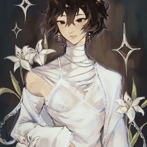 Dazai Osamu 8.5x11” print