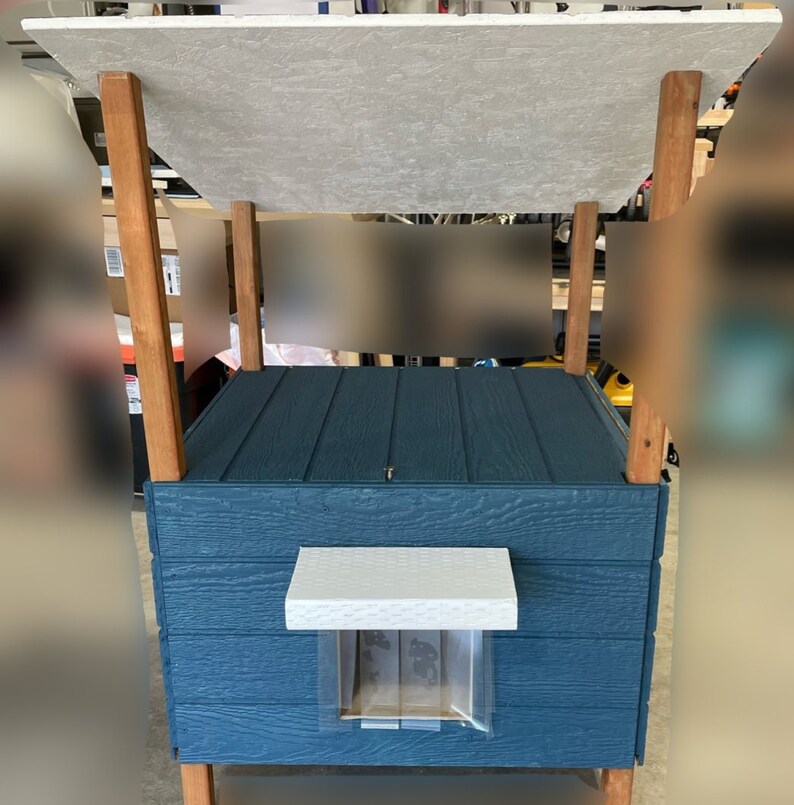 Custom Built Outdoor Pet House Wooden Shelter With Large Etsy