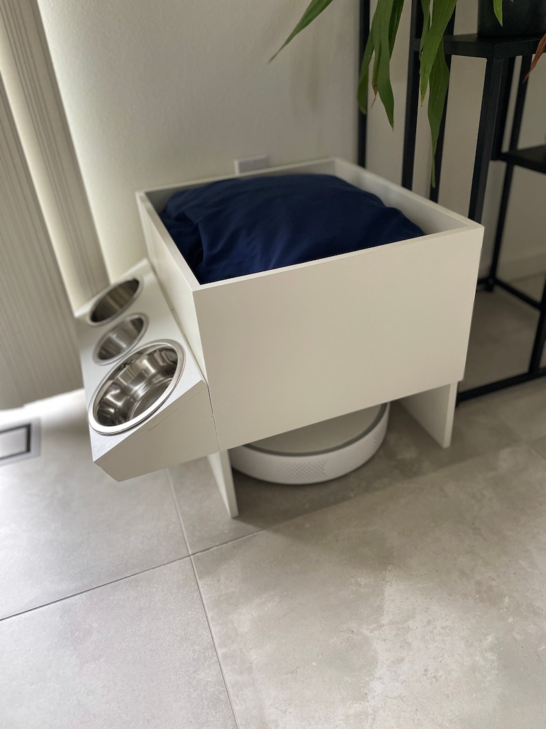 Modern och snygg utfodringsstation för husdjur bild 1