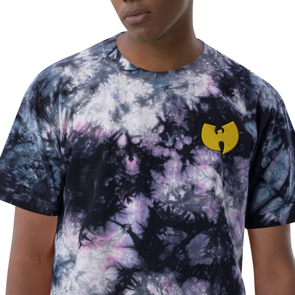 Oversized Tie-Dye Wu-Tang Clan T-Shirt