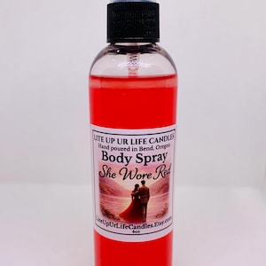 Long Lasting Body Sprays • Feminine • Luxurious • Fruity • Floral • Clean • Laundry Scents She Wore Red