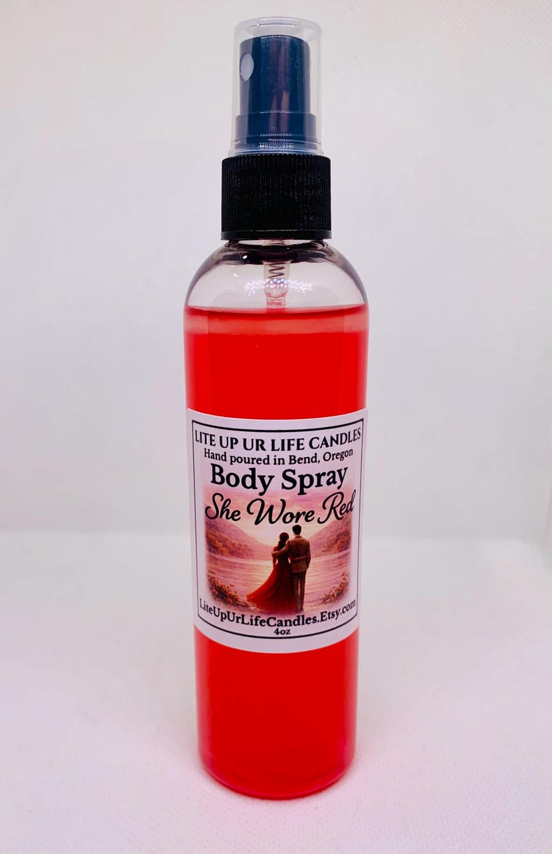 Long Lasting Body Sprays • Feminine • Luxurious • Fruity • Floral • Clean • Laundry Scents She Wore Red