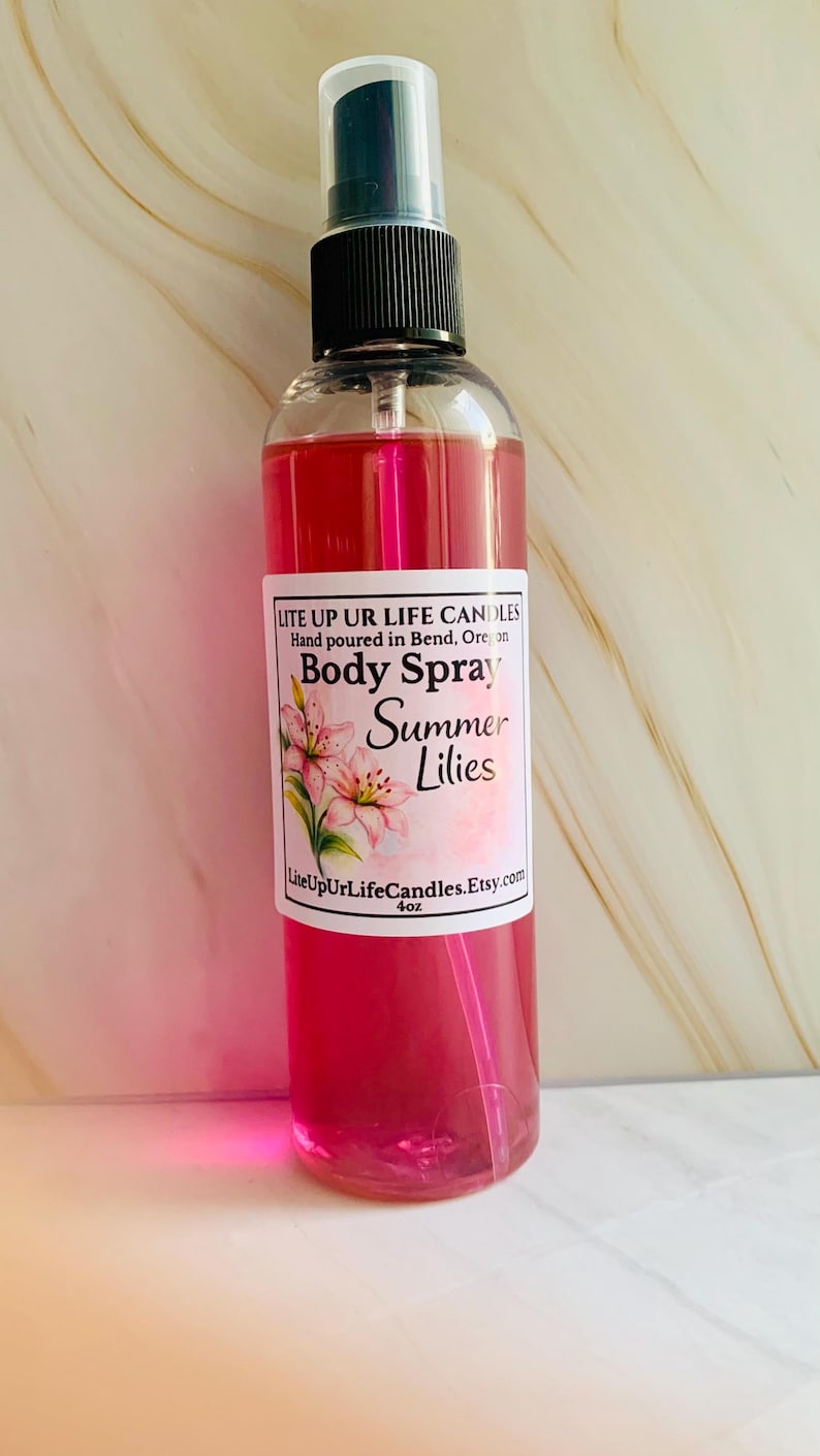 Long Lasting Body Sprays • Feminine • Luxurious • Fruity • Floral • Clean • Laundry Scents Summer Lilies