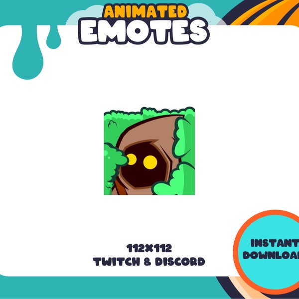 Animated Hiding Robed Creature | for Twitch, Discord and more! | Lurking Emote