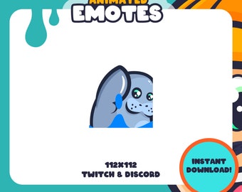 Animated Wave Manatee Emote | for Twitch, Discord and more! | Hello Emote