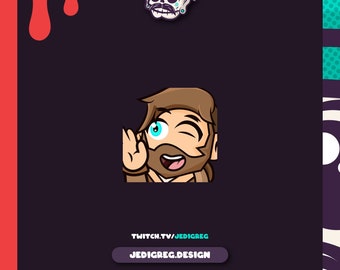 Hello There Animated Emote | for Twitch, Discord and more! | Ben Waving Emotes