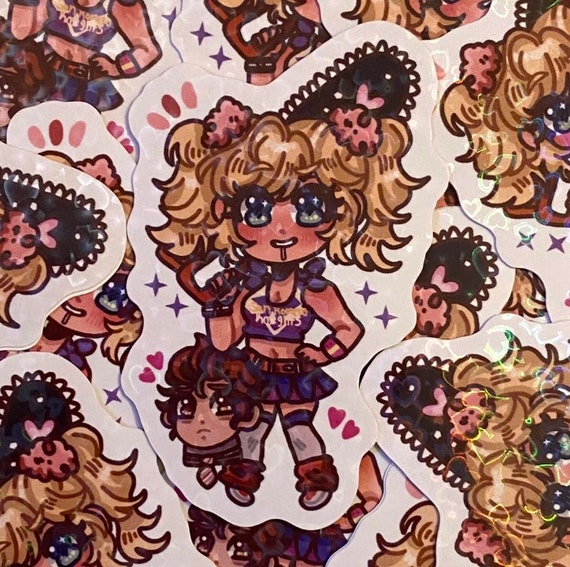 Juliet Starling Lollipop Chainsaw Holographic Sticker 