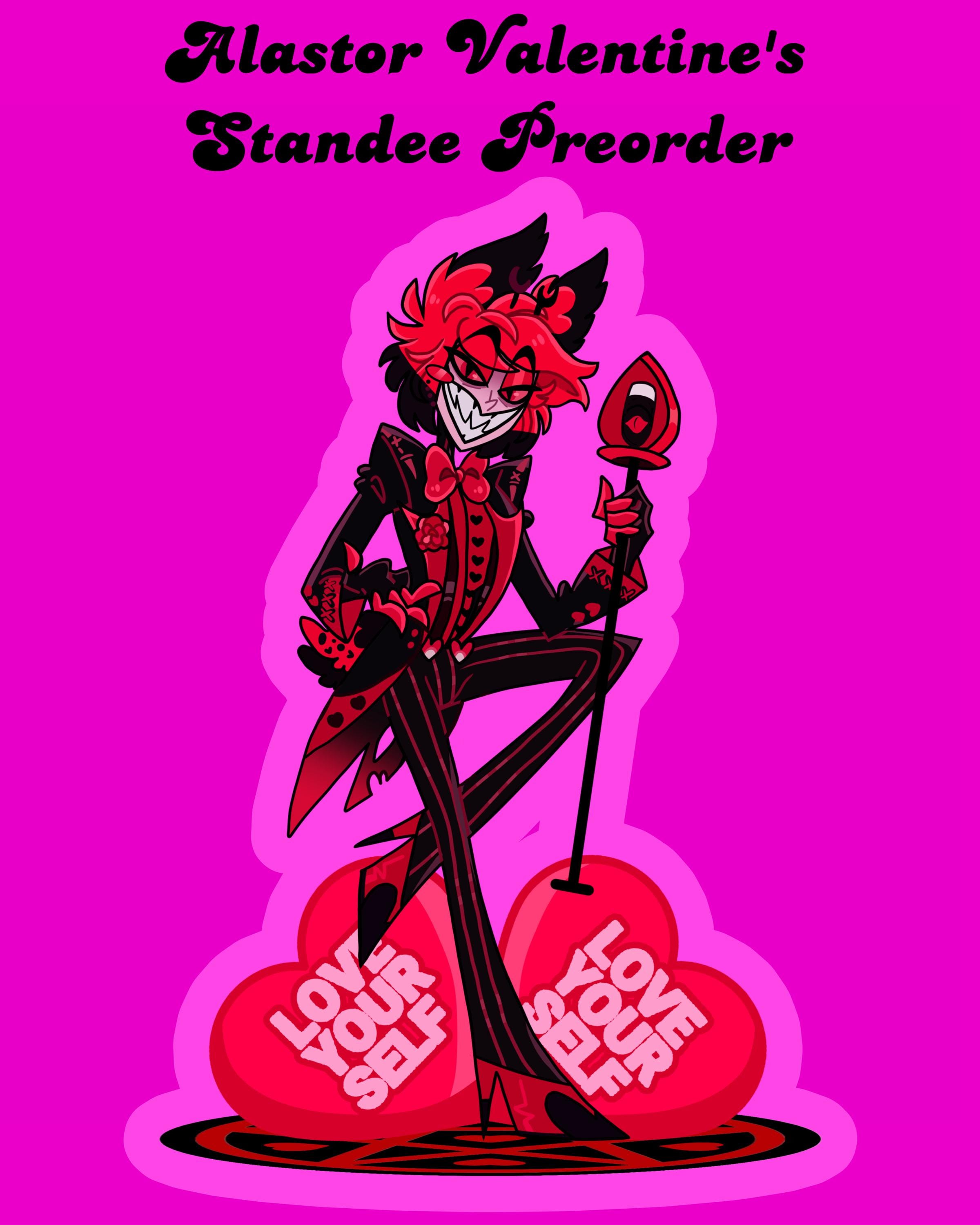 Hazbin Hotel Alastor Poster 2024 Valentine's Day Limited