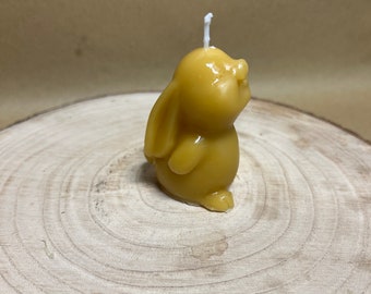 Small Easter Bunny Beeswax Candle