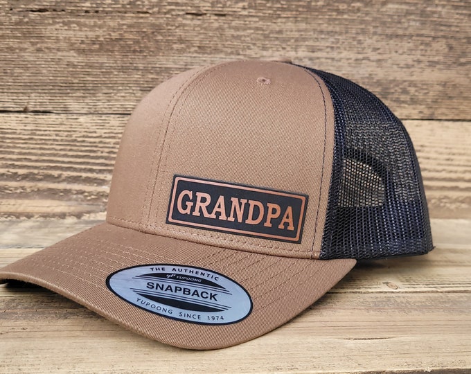 Grandpa hat, New Grandpa hat, Grandpa Birthday Gift, Grandpa cap, Grandpa patch hat, Gift for Grandpa, Grandpa 2023, First Time Grandpa