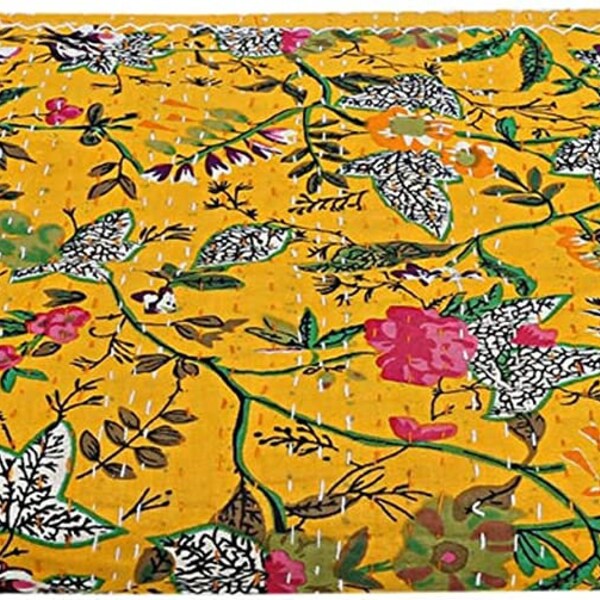 Yellow and Black Bedspreads Etsy