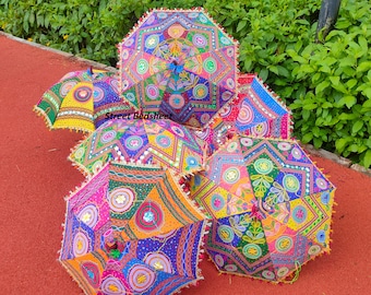 Wholesale Lot 5 Indian Wedding decoration Umbrellas Decor Umbrellas Mehndi Decor Umbrella Party Parasol Wedding decor Umbrellas Parasols Sun