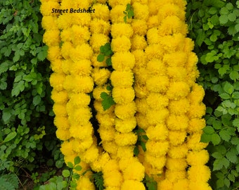 Wholesale Lot Marigold garland for day of the dead, Dia de Los Muertos altar. Day of the dead decor US SELLER, Christmas Day\Diwali Decor