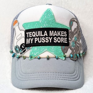 Naughty Patch Trucker Hat, Swinger Lifestyle Hat, Made to Order