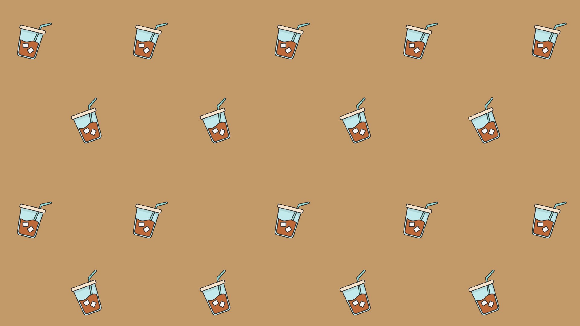 Iced Coffee Desktop Wallpaper - Etsy