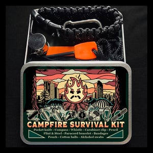 Camping Survival Kit - Outdoor Hiking Toolkit