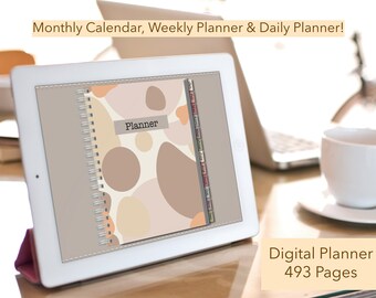 Digital Planner, Goodnotes Planner, iPad Planner, Notability Planner, Undated Digital Planner