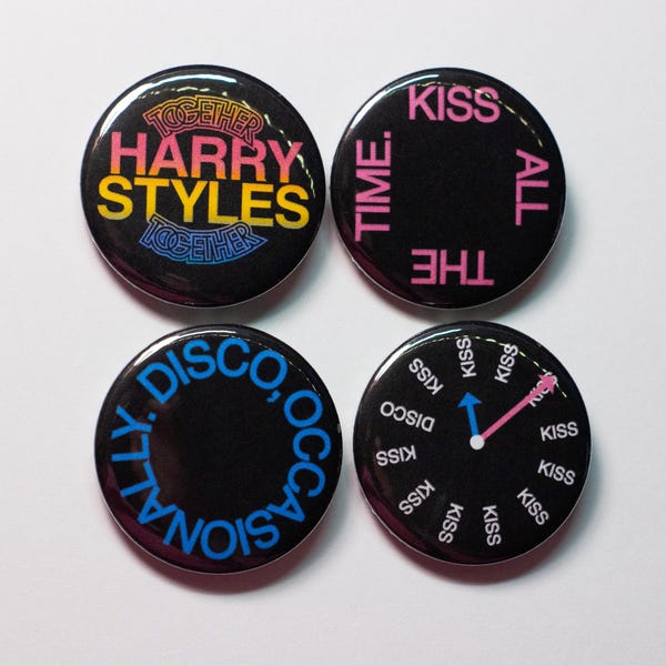 Harry Styles Pin Button Badge Set: We Belong Together