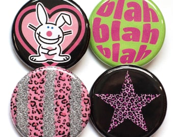 Cute Girly Y2K Pin Button Badge Set 1.25"