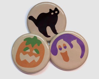 Halloween Cookie: Pin Button Set 1.25"