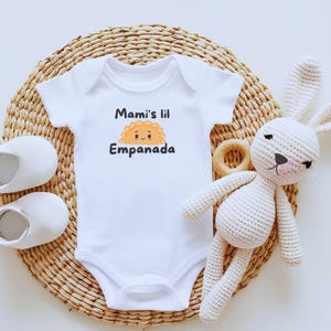 Ropa linda para bebé latina, mono divertido para bebé, ropa hispana para bebé, regalo unisex para baby shower, Nueva Mamá