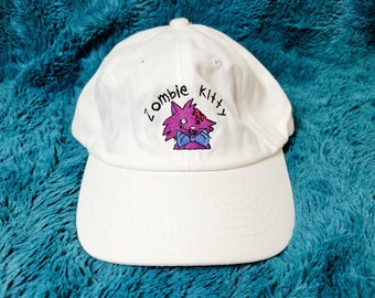 Zombie Kitty Dad Cap