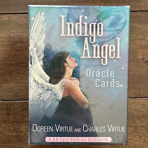 "Seltener ""FactorySealed Deck"" Indigo Engel Orakel Karten."