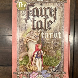 The Fairy Tale Tarot by Lisa Hunt. 1st Edition. OOP. Open box, in wonderful condition.
