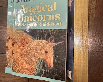 Vintage Magical Unicorns Oracle Card Deck by Doreen Virtue / C