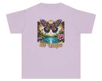 Unique Ink'd - Camiseta juvenil Be Unique Butterfly