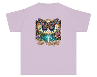 Unique Ink'd - Be Unique Butterfly Youth Tee