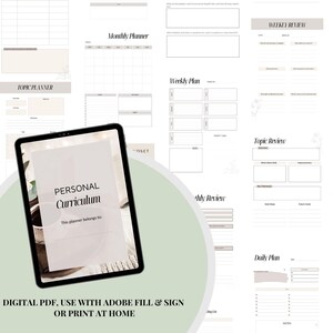 Self Guided Learning Planner Curriculum Design Template Personal Development Journal Academic Goal Setting Guide Printable Digital Download Educational Planning Resource Habit Tracking System Reflection Pages Progress Monitoring Tool