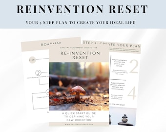 Self Discovery Workbook A Quick-Start Guide to Define Your New Direction & Create Your Ideal Life Printable Digital Download