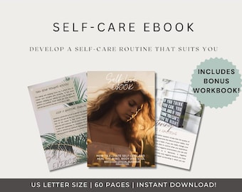 Self Care Planner Digital Download Wellness Journal Prompts Self Love Workbook Gratitude Journal Daily Planner Habit Tracker Mindfulness Kit