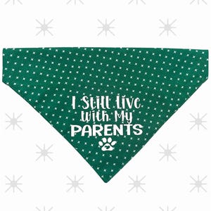 Over the collar dog bandana // Customizable pet bandana // Personalized dog bandana
