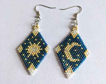 Celestial Beaded Earrings