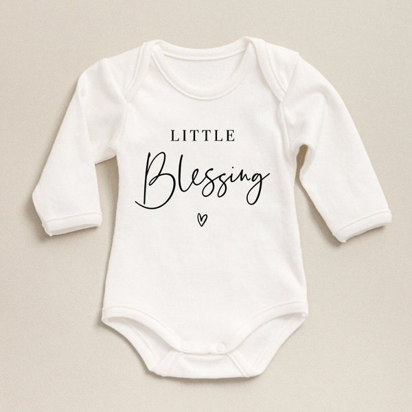 Little Blessing Baby Onesie®, Religious Baby Onesie®, Baby Bodysuit , Cute Natural Baby Onesie®, New Mom Gift