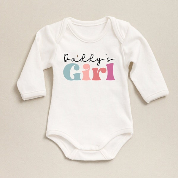 Daddy's Girl Onesie®, I Love My Dad, Natural Baby Onesie®, Family Onesie®, Baby Girl Onesie®